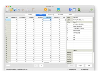 AcaSat Software Data module