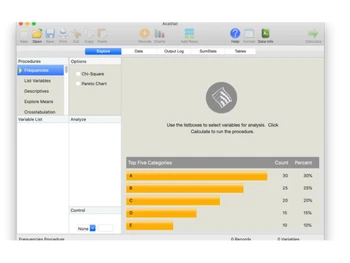 AcaSat Software Startup screen
