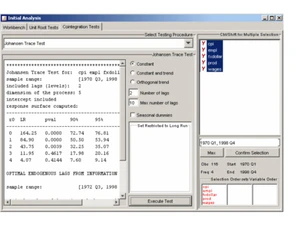 JMulTi Initial analysis