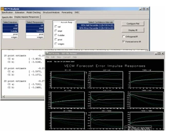 JMulTi VECM analysis
