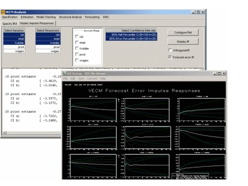 JMulTi VECM analysis