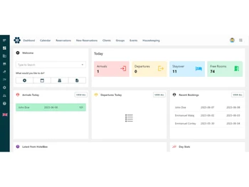 HotelBee Dashboard