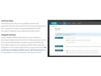 MOVEit MFT Minimise risks