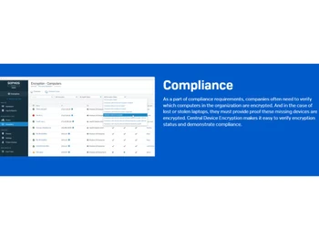 Sophos Central Device Encryption Compliance