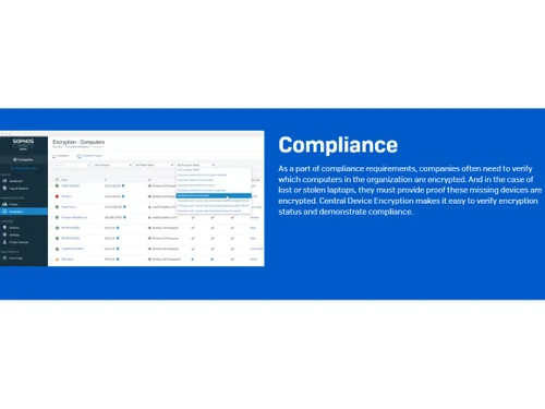 Sophos Central Device Encryption Compliance