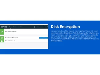Sophos Central Device Encryption Disk encryption