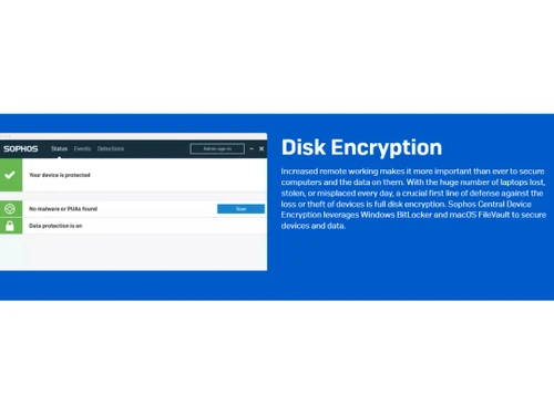 Sophos Central Device Encryption Disk encryption