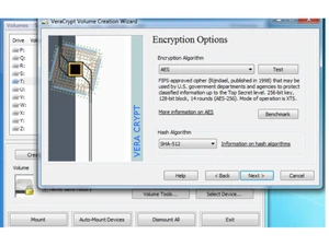 VeraCrypt Encryption options