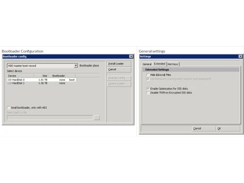 Disk Cryptor Configuration