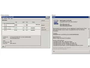 Disk Cryptor Main window