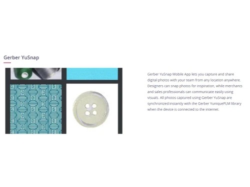 Gerber YuniquePLM Snap