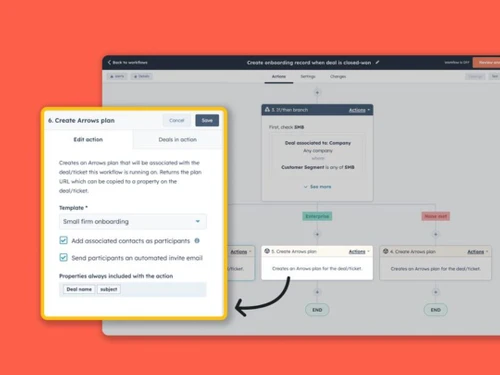 Arrows Customer Onboarding Plans