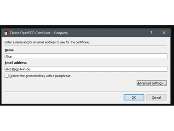 Gpg4win OpenPGP certificate
