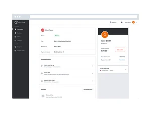 Silent Circle dashboard