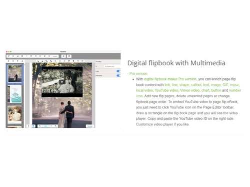 1stFlip Flipbook Creator Multimedia