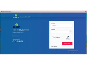 Ednect Login window