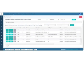 SAIBAOnline Due renewals