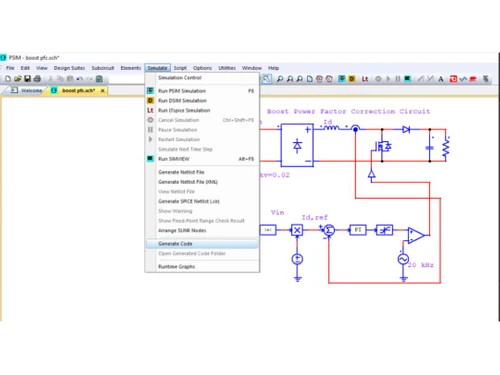 PSIM Circuit design