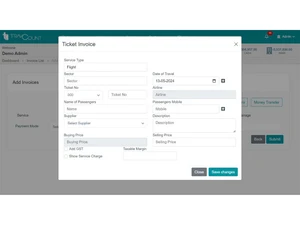 travcount ticket invoice