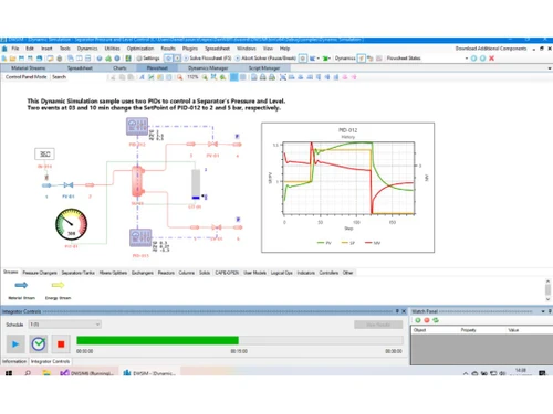DWSIM Dynamic simulation