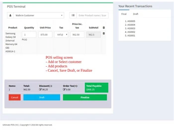 netyogi pos terminal