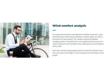 Orbital Stack Wind comfort analysis