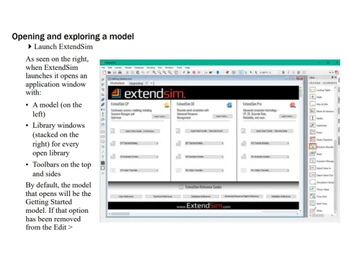 ExtendSim Model