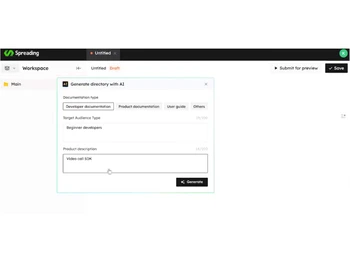 spreading documentation