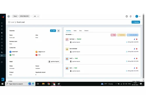 Wortal CRM Activities