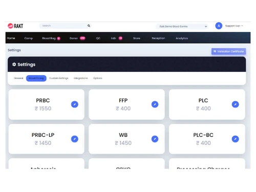 RAKT Blood Bank Management Software Overview