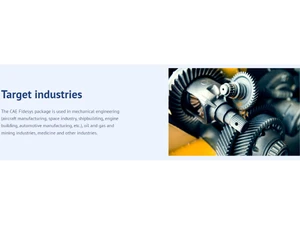 CAE Fidesys Target industries