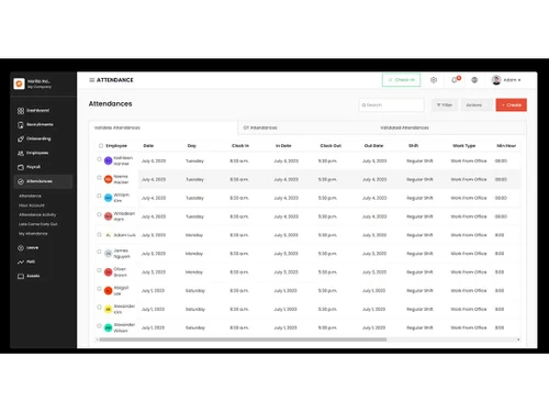 horilla hrms attendance