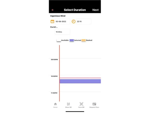 trume meeting room duration