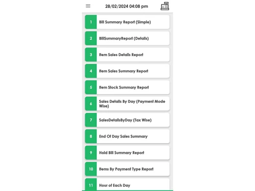 microtech-posApp report
