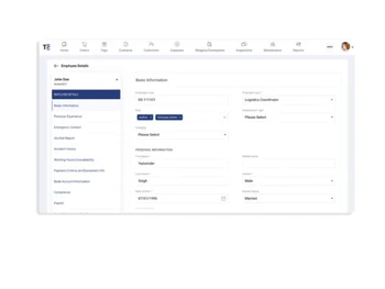 TruckSmartz Dashboard