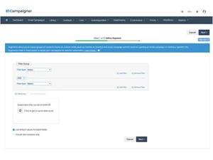 Campaigner dashboard