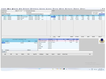 karat erp dashboard