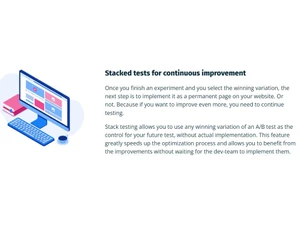 Omniconvert Explore Stacked tests