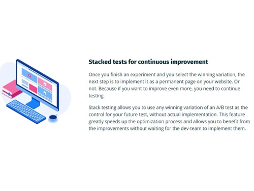 Omniconvert Explore Stacked tests