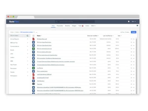 SuiteFiles Dashboard