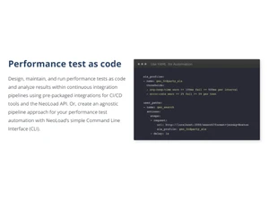 Tricentis NeoLoad Performance
