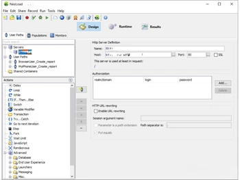 Tricentis NeoLoad-user path