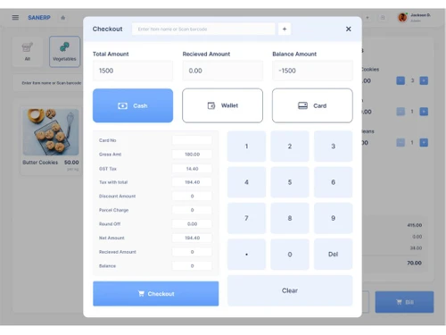 Elixr finsys Checkout