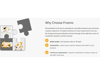 Frosmo Why choose