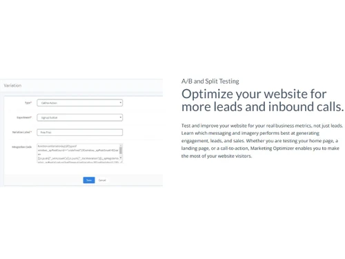 Marketing Optimizer Testing