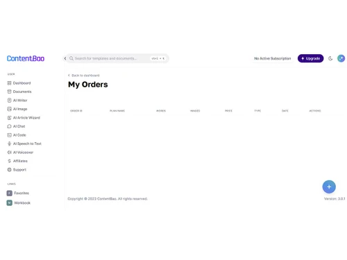 ContentBao order