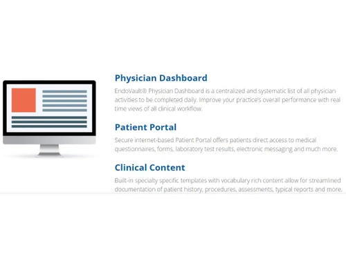 Endovault EHR Dashboard