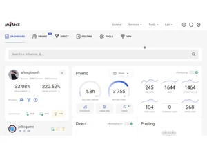 Inflact Dashboard