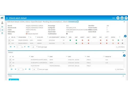 AMLcheck Screening