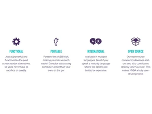 NV Access NVDA Functional